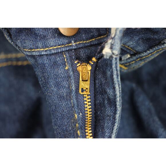 Vintage 70s 80s High Waist Denim Jeans 30 - Picture 4 of 6